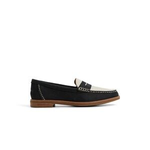 Sperry Black and White Loafers